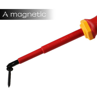 7 12 13-teiliger 1000V pH PZ Vde-Schraubenzieher-Satz mit Fall-dünnem Elektriker Insulated Straight Slotted