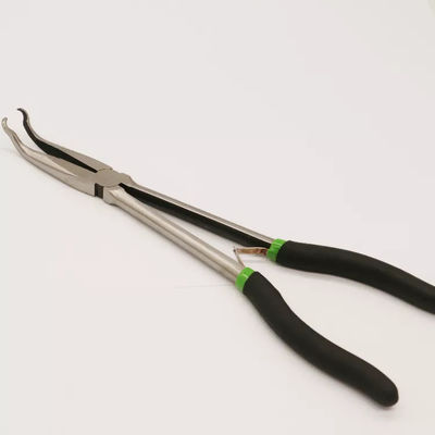 Nadel Bent Head Needle Nose Plierss 4 stellte 11 Zoll-gerades gekurvt 45 90 Grad ein