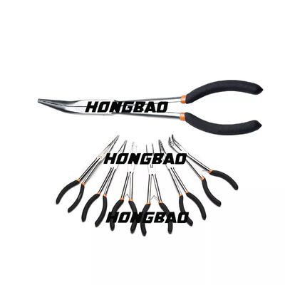 Nadel-Nasen-Zangen 45 Grad-Vde lange mit Bent Tipp Extra Long Angled-Clip-Kurve
