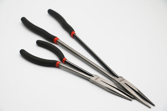 45 Grad-Winkel-Nadel-Nasen-Zangen-lange Strecke Bent Chain Nose Pliers 16&quot;