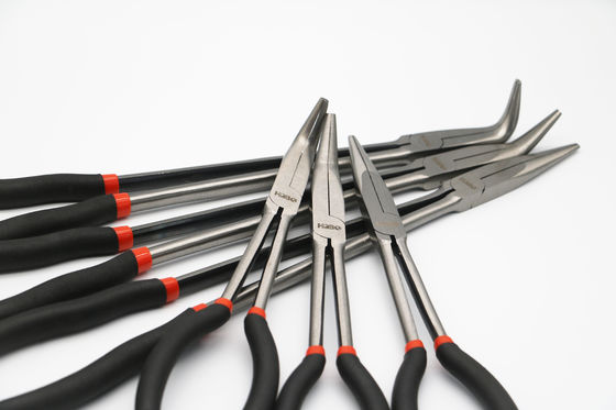 16&quot; 90 Grad-Bent Needle Nose Pliers Long-Nasen-winklige Clip-Kurve