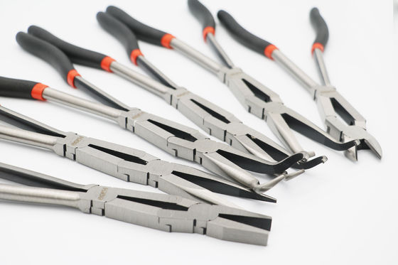 13&quot; lang gemeinsame gerade besonders lange Zangen Bent Needle Nose Pliers Vde-Doppelt-X