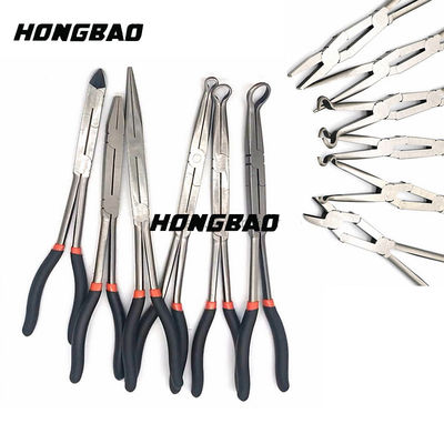 Breite lange Nasen-Flachzange für doppeltes X Gelenk-gerades besonders langes Clip des Schmuck-200mm