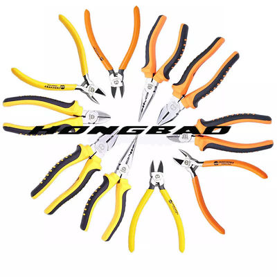 45#Carbon eingetauchter Stahlgriff 6&quot; 8&quot; hoch nicht Standardschulter amerikanischer Bent Nose Diagonal Combination Pliers