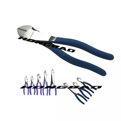 Anschnitt-diagonale Zangen 1000v 180mm 6" Bent Angle Head Body Nose 8 11" schlanker Kopf