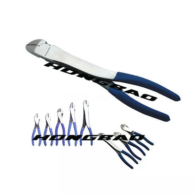 200mm langer Bent Nose Pliers For Jewellery, der die Fischerei von 10&quot; 6 Zoll-Seitenschneidern macht