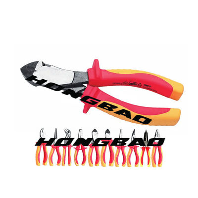 Vde 1000V isolierte Werkzeug-Zangen-elektrische Kombinations-Zangen 6 7 8&quot; ergonomischer Griff-Griff
