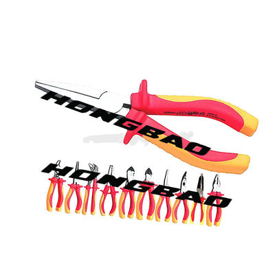 Vde 1000V isolierte Werkzeug-Zangen-elektrische Kombinations-Zangen 6 7 8&quot; ergonomischer Griff-Griff