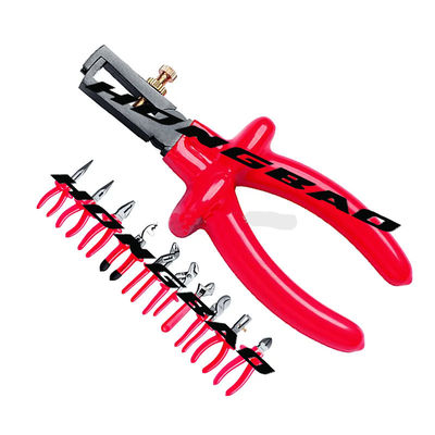 6&quot; 1000V eingetauchter Griff isolierte Universalspannungs-elektrischen Elektriker Wire Strip Pliers Abisolierzange-Pliers CRV 1000 V