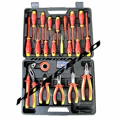 22 PC verpacken bequeme weiche Griff-Griff 1000V elektrische Zangen Vde-Werkzeug-Satz Wechselstroms