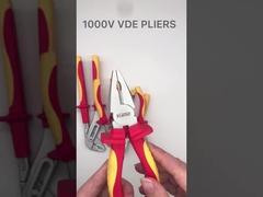 Handwerkzeug Vde-1000V stellte 200mm ein, die 8 Zoll Abisolierzange verkabeln die Kräuselung isolierte